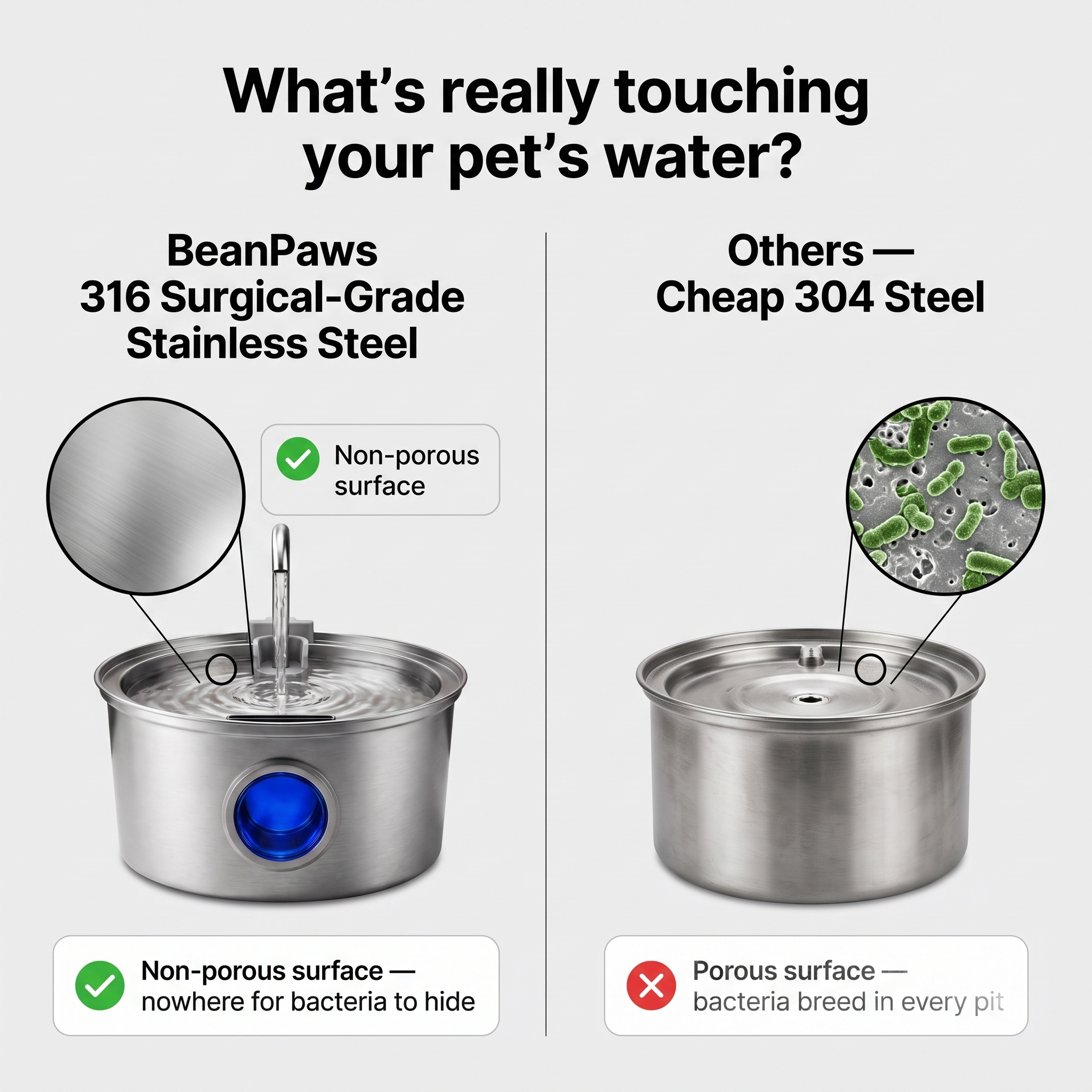 BeanPaws™ Filtred Water Fountain
